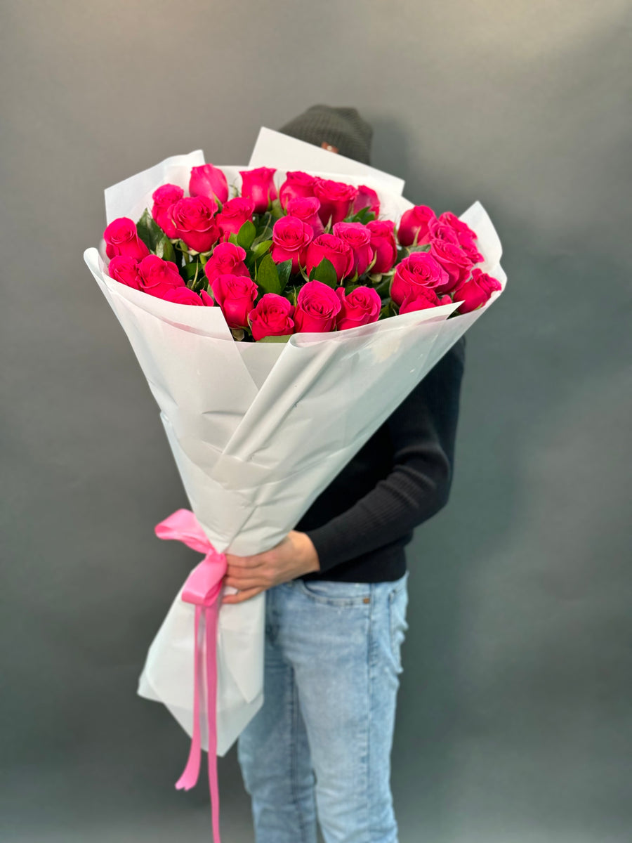 fioreページ 22.Fiori 31 Hot Pink Rose. – FioriFlower | Fiori Flowers Brooklyn