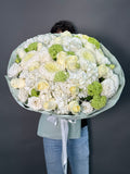 #42. White and Green Combo Bouquet.
