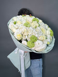 #42. White and Green Combo Bouquet.