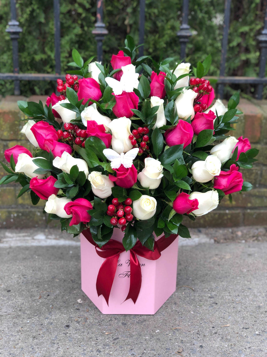 40. Happy Love Fiori Box Flowers – FioriFlower | Fiori