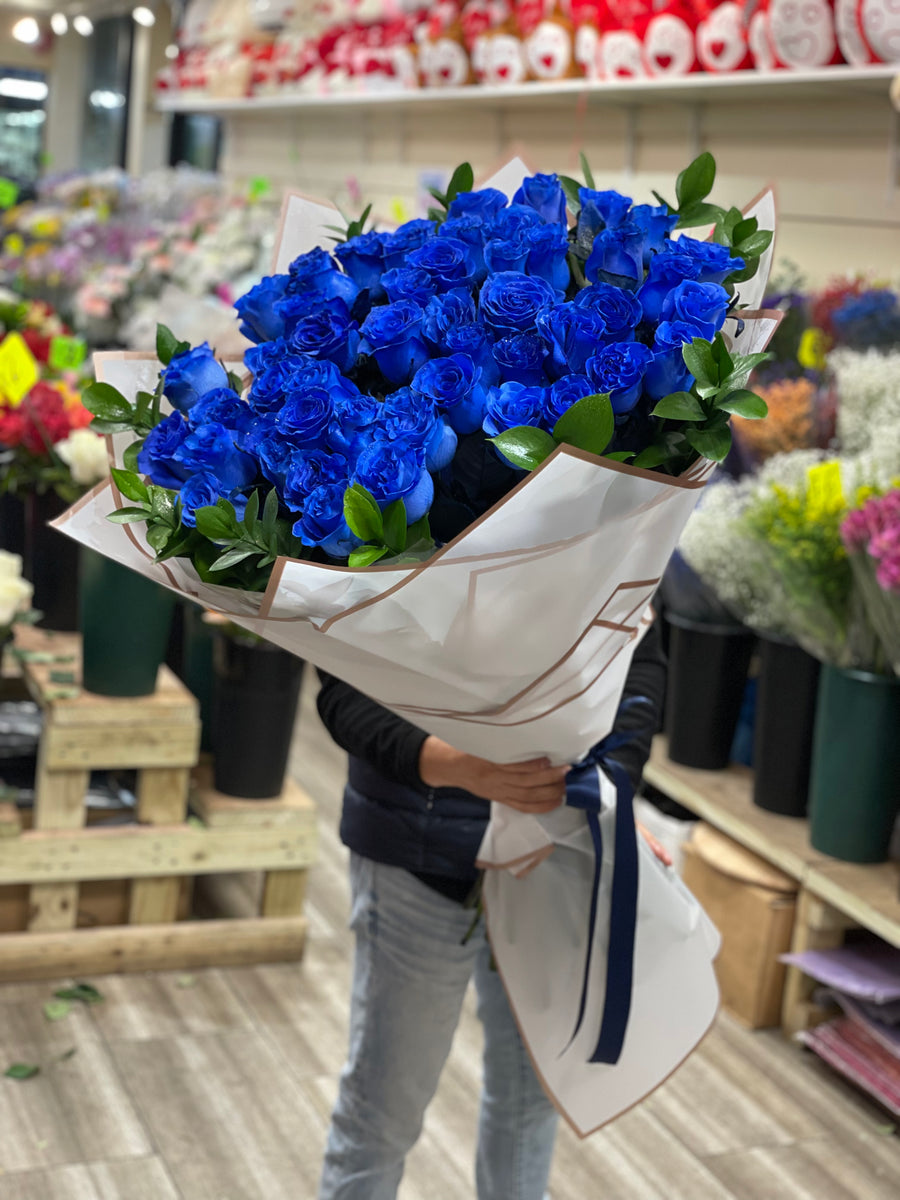 5.Fiori 51 Royal Blue Roses. FioriFlower Fiori Flowers Brooklyn