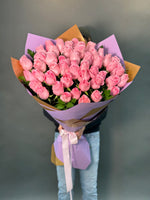 #102. Light pink 51 Roses Bouquet.
