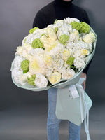 #42. White and Green Combo Bouquet.