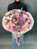 #65. Romantic Love Purple Bouquet.