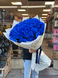 #19.Fiori 101 Royal Blue Roses - FioriFlower | Fiori Flowers Brooklyn NYC Flower Delivery 