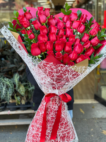 32.Deep Love fiori rose box – FioriFlower