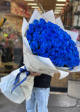 #19.Fiori 101 Royal Blue Roses - FioriFlower | Fiori Flowers Brooklyn NYC Flower Delivery 